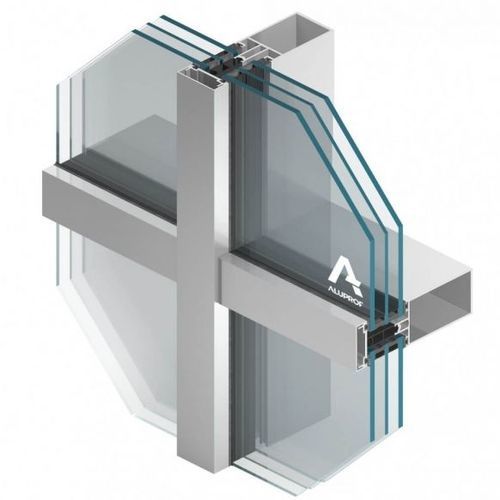 Système de façade en aluminium - INWEST - PROFIL - en verre / isolant / à montant et traverse