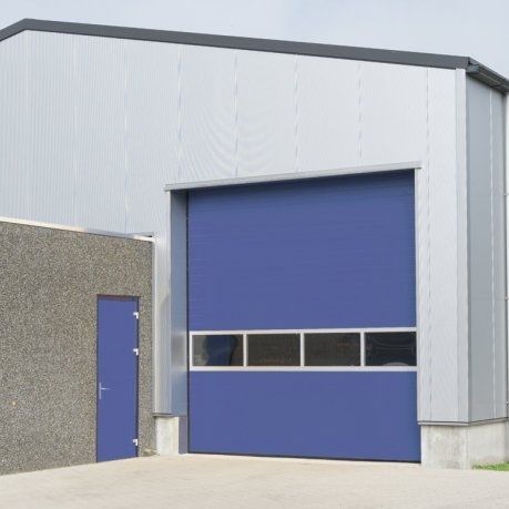 Porte industrielle sectionnelle - DOCO International B.V. - en métal / de sécurité / automatique