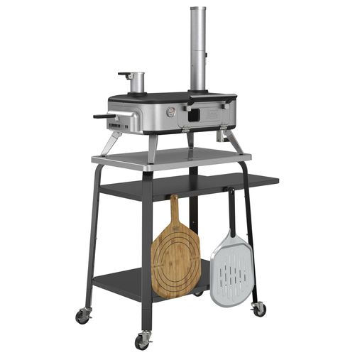 Four à pizza résidentiel - BPZ12SS - Black & Decker - à bois / à granulés / à charbon