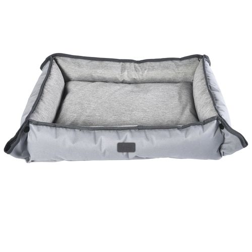 Lit pour chien en tissu - 1005BSGR - Black & Decker - gris / lavable en machine / rectangulaire