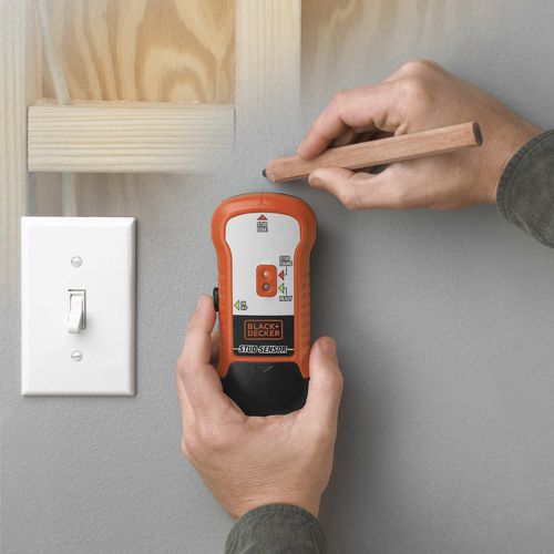 Détecteur montant avec signal sonore - SF100 - Black & Decker - pour bois