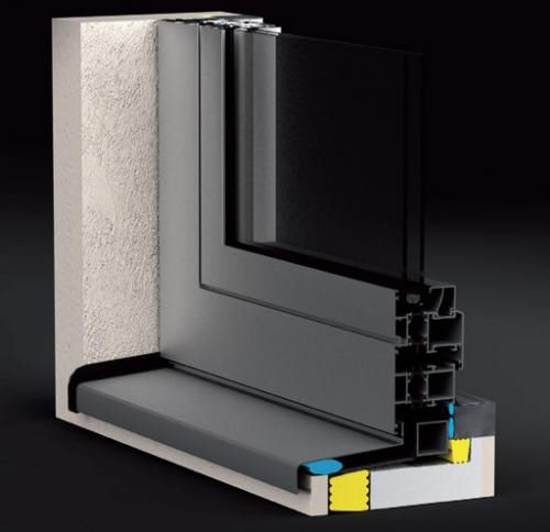 Appui de baie en aluminium - 22 series - KURTOGLU BAKIR KURSUN SANAYI A.S. - d'extérieur