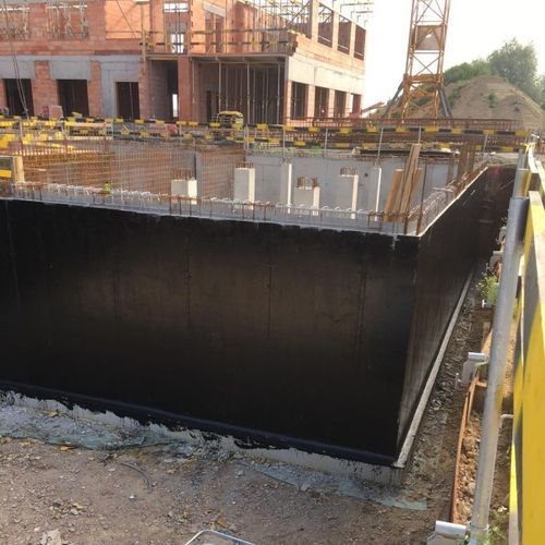 Système d'étanchéité liquide SEL de protection - AQUAPROOF 2K - HEVADEX - béton / pour fondation / pour mur
