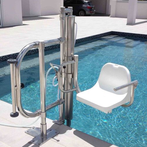 Élévateur pour piscines mobile - Delphin - Lehner Lifttechnik - pour personne à mobilité réduite