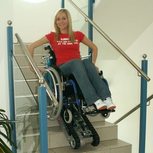 Plateforme monte-escalier PMR - Stairmax - Lehner Lifttechnik - inclinée / d'extérieur / d'intérieur