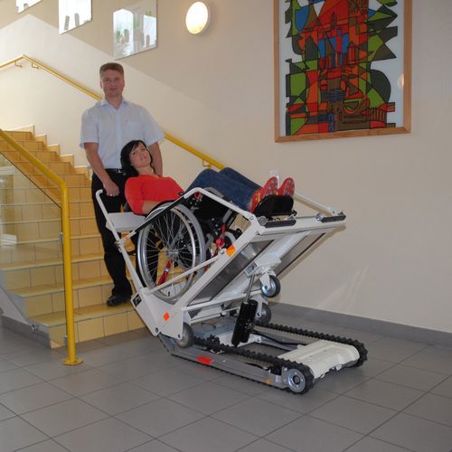 Plateforme monte-escalier PMR - Public - Lehner Lifttechnik - inclinée / d'extérieur / d'intérieur