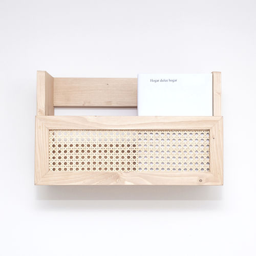 Étagère murale - Kasbah - Ssafia - contemporaine / en bois massif / en rotin