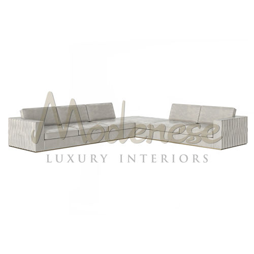 Canapé modulable - Luxe Touch - MODENESE Contemporary Furniture - d'angle / contemporain / en tissu
