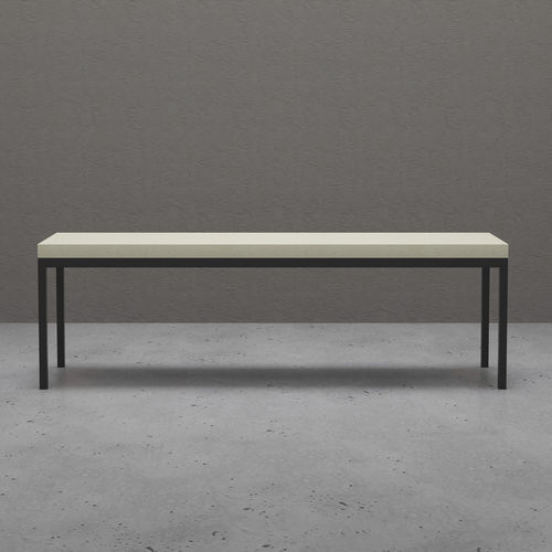 Table contemporaine - POP - EOVLUTA d.o.o. - en béton / avec piètement en acier inoxydable / rectangulaire