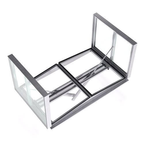 Trappe de désenfumage en aluminium - DELTA TG - TRIA FRANCE - en polycarbonate / en verre / DENFC
