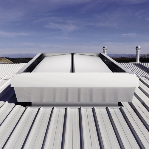 Trappe de désenfumage aluminium - MEGADELTA - TRIA FRANCE - dispositif d'évacuation des fumées et de la chaleur / pour toiture