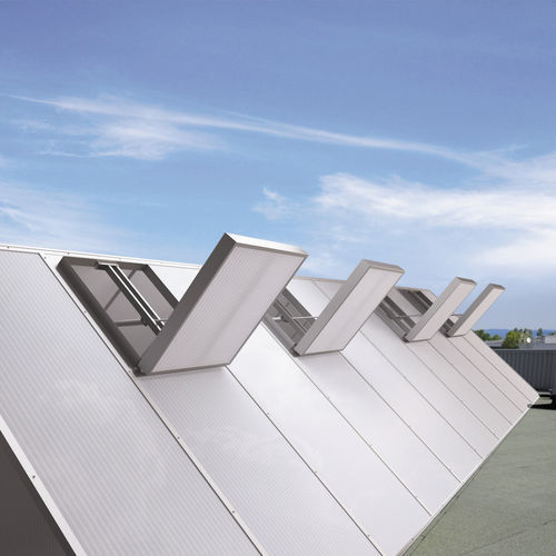 Trappe de désenfumage aluminium - MONODELTA - TRIA FRANCE - dispositif d'évacuation des fumées et de la chaleur / pour toiture
