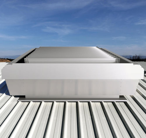 Exutoire de fumée en aluminium - MEGAVENTRA - TRIA FRANCE - en polycarbonate / en verre / DENFC