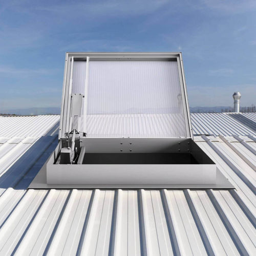 Trappe de désenfumage aluminium - COVIA RA - TRIA FRANCE - dispositif d'évacuation des fumées et de la chaleur / pour toiture