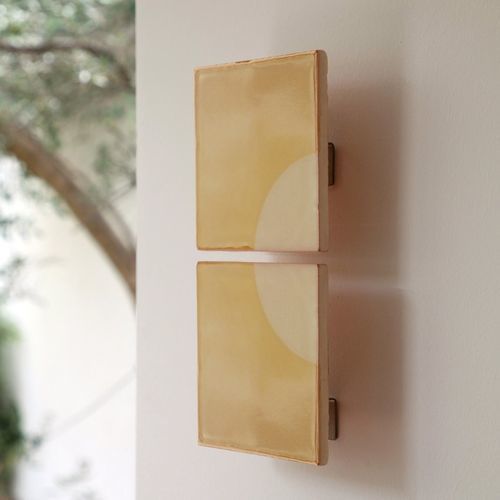 Applique murale contemporaine - TILES MOON J - Violaine d'Harcourt - d'intérieur / d'extérieur / en aluminium