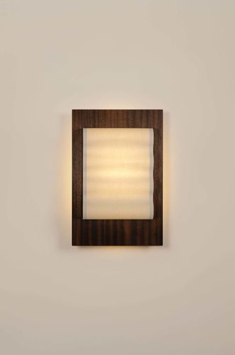 Applique murale design minimaliste - Frame Wood - Violaine d'Harcourt - d'intérieur / en acajou / en placage de bois