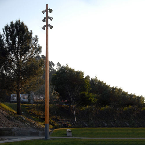 Lampadaire urbain - MDR.MALLE - IDELNOR - contemporain / en acier / en bois