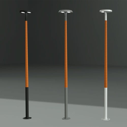 Lampadaire urbain - MDR.CONO-GX - IDELNOR - contemporain / en fonte d'aluminium / en acier thermolaqué
