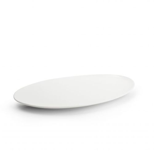 Assiette plate - Perla: 783507 - CHIC - ovale / en porcelaine / professionnelle