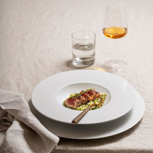 Assiette creuse - Raio - COSTA VERDE - ronde / en porcelaine / professionnelle