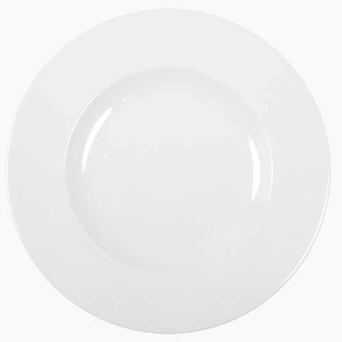 Assiette ronde - Saturno : 045001000001 - COSTA VERDE - en porcelaine / professionnelle / uni