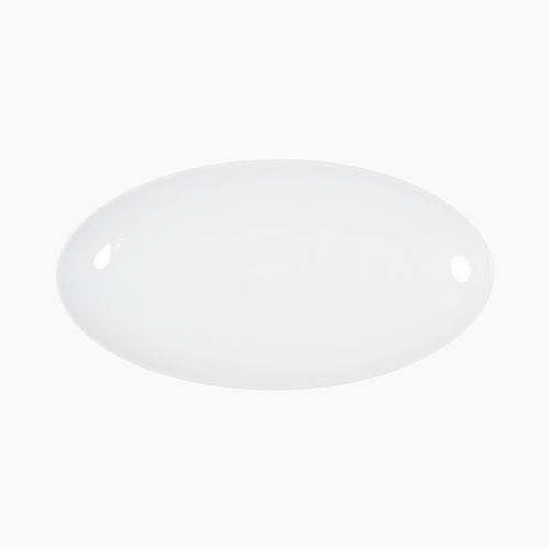 Assiette plate - Saturno Eliptico : 049002000001 - COSTA VERDE - elliptique / en porcelaine / professionnelle