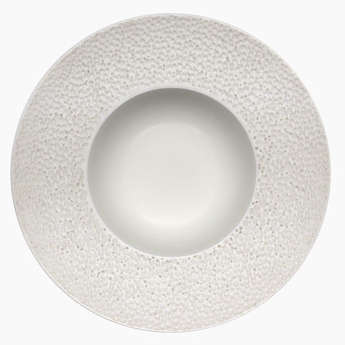 Assiette creuse - Bubbly : 045000604766 - COSTA VERDE - ronde / en porcelaine / professionnelle