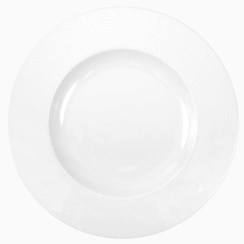 Assiette ronde - Ecos : 046001000001 - COSTA VERDE - en porcelaine / professionnelle / uni