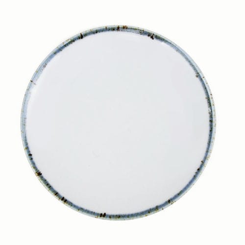 Assiette ronde - Peaceful : 047004004393 - COSTA VERDE - en porcelaine / professionnelle / blanche