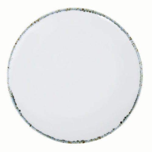 Assiette ronde - Peaceful : 047002004393 - COSTA VERDE - en porcelaine / professionnelle / blanche