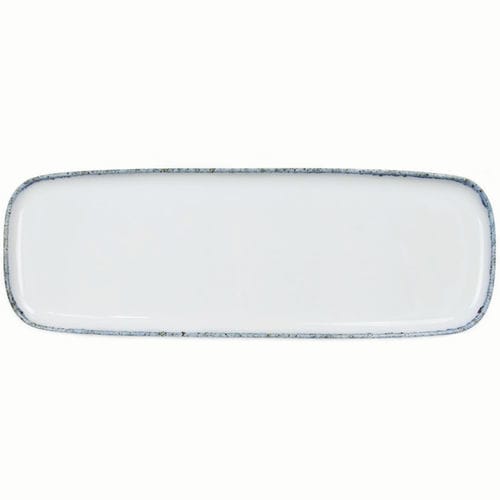 Assiette rectangulaire - Peaceful : 055005004393 - COSTA VERDE - en porcelaine / professionnelle / blanche