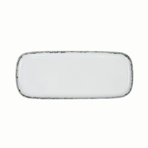 Assiette rectangulaire - Peaceful : 055005504393 - COSTA VERDE - en porcelaine / professionnelle / uni
