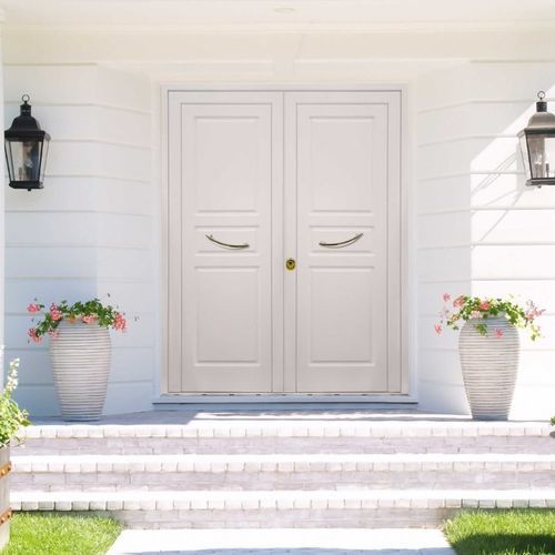 Porte d'entrée - STYLE - SIDEL SRL - en pin / en chêne / oscillo-coulissante