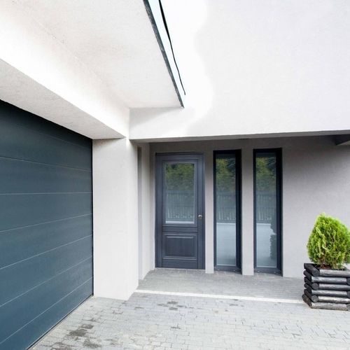 Porte d'entrée - VETRO - SIDEL SRL - en verre / en pin / en chêne