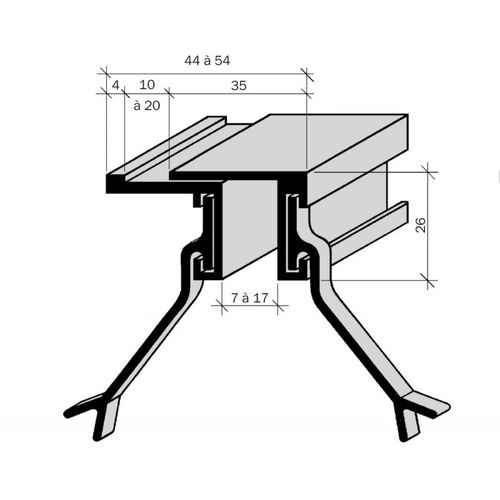 Joint de dilatation en laiton - 357670 - ADESOL - pour sol / pour aéroport / pour applications industrielles