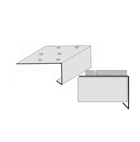 Corniche pour balcon - APB 101    - ADESOL - en aluminium / préfabriquée / d'extérieur