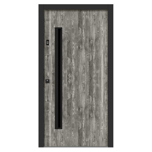 Porte d'entrée - Modern H101 - DOORS, d.o.o. - en épicéa / en chêne / en mélèze