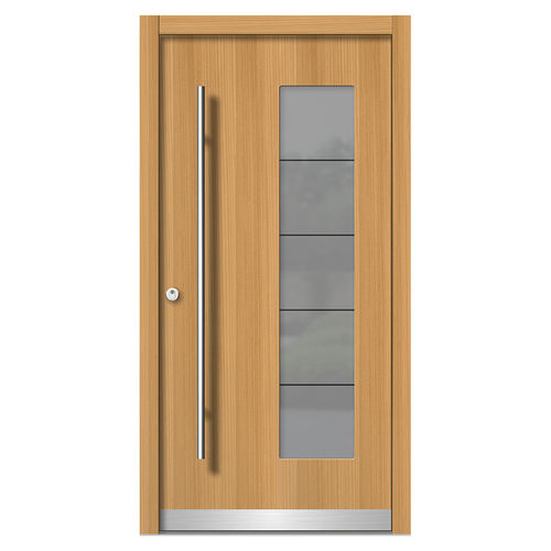 Porte d'entrée - H146 - DOORS, d.o.o. - en bois / battante / contemporaine