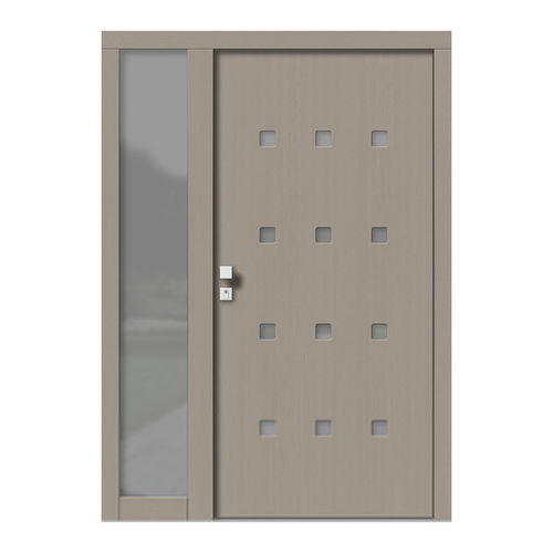 Porte d'entrée - H151+ST - DOORS, d.o.o. - en bois / battante / contemporaine
