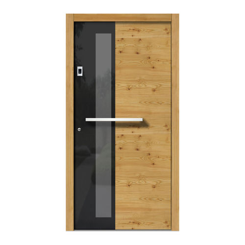 Porte d'entrée - H310 - DOORS, d.o.o. - en bois / en verre / battante