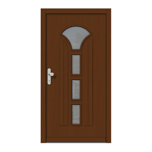 Porte d'entrée - H518 - DOORS, d.o.o. - en bois / battante / classique