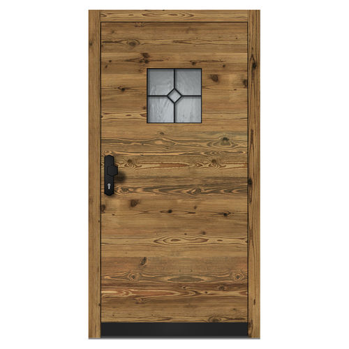 Porte d'entrée - H404 spruce 3B - DOORS, d.o.o. - en bois / battante / vintage
