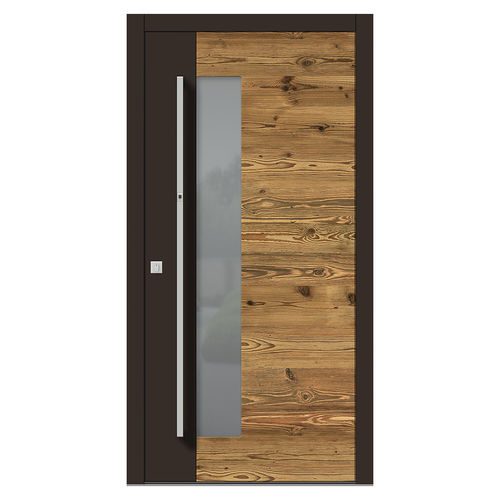 Porte d'entrée - H411 spruce 3B - DOORS, d.o.o. - en bois / battante / vintage