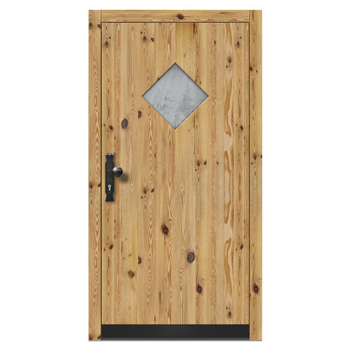 Porte d'entrée - H415 spruce 3A - DOORS, d.o.o. - en bois / battante / vintage