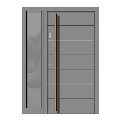 Porte d'entrée - HA103+ST - DOORS, d.o.o. - en bois / en aluminium / battante