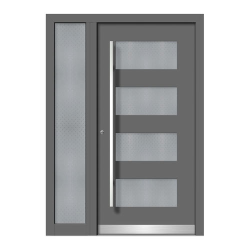 Porte d'entrée - HA109+ST - DOORS, d.o.o. - en bois / en aluminium / battante