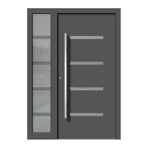 Porte d'entrée - HA121+ST - DOORS, d.o.o. - en bois / en aluminium / battante