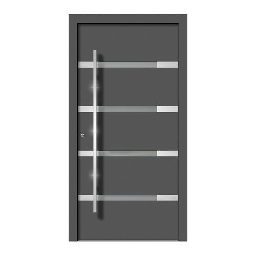 Porte d'entrée - HA121E - DOORS, d.o.o. - en bois / en aluminium / battante