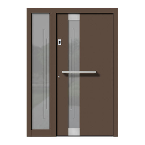 Porte d'entrée - HA122E+ST - DOORS, d.o.o. - en bois / en aluminium / battante