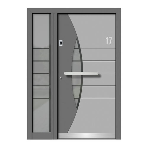 Porte d'entrée - HA132+ST - DOORS, d.o.o. - en bois / en aluminium / battante